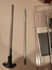 Outers 96300 Used 7 Pc Gun Cleaning Kit w/ Rods, Adapter, Cloth, Sandpaper & Oil