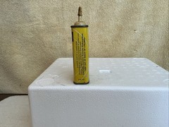Vintage Brite-Bore Gun Bore Cleaner Solvent Tin Can Partial Contents 4oz