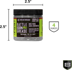 Breakthrough Clean Battle Born Gun Grease – Gun Lubricant Fortified with PTFE –