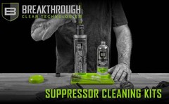 All In One Suppressor Cleaning Kit with Cleaner Brushes Retrieval Tool Tray
