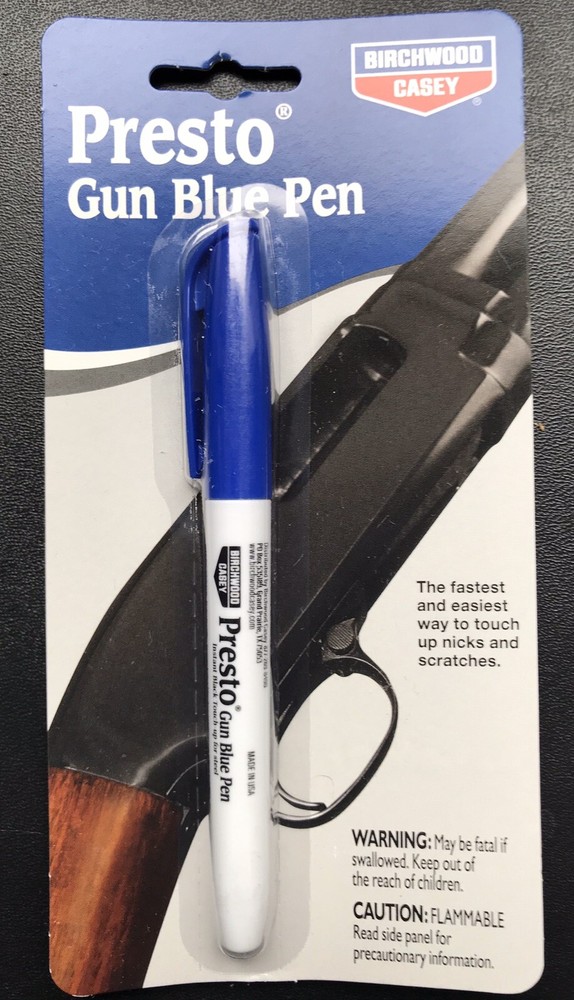 BRAND NEW Birchwood Casey Presto Gun Blue Pen **IN STOCK** **FREE SHIPPING**