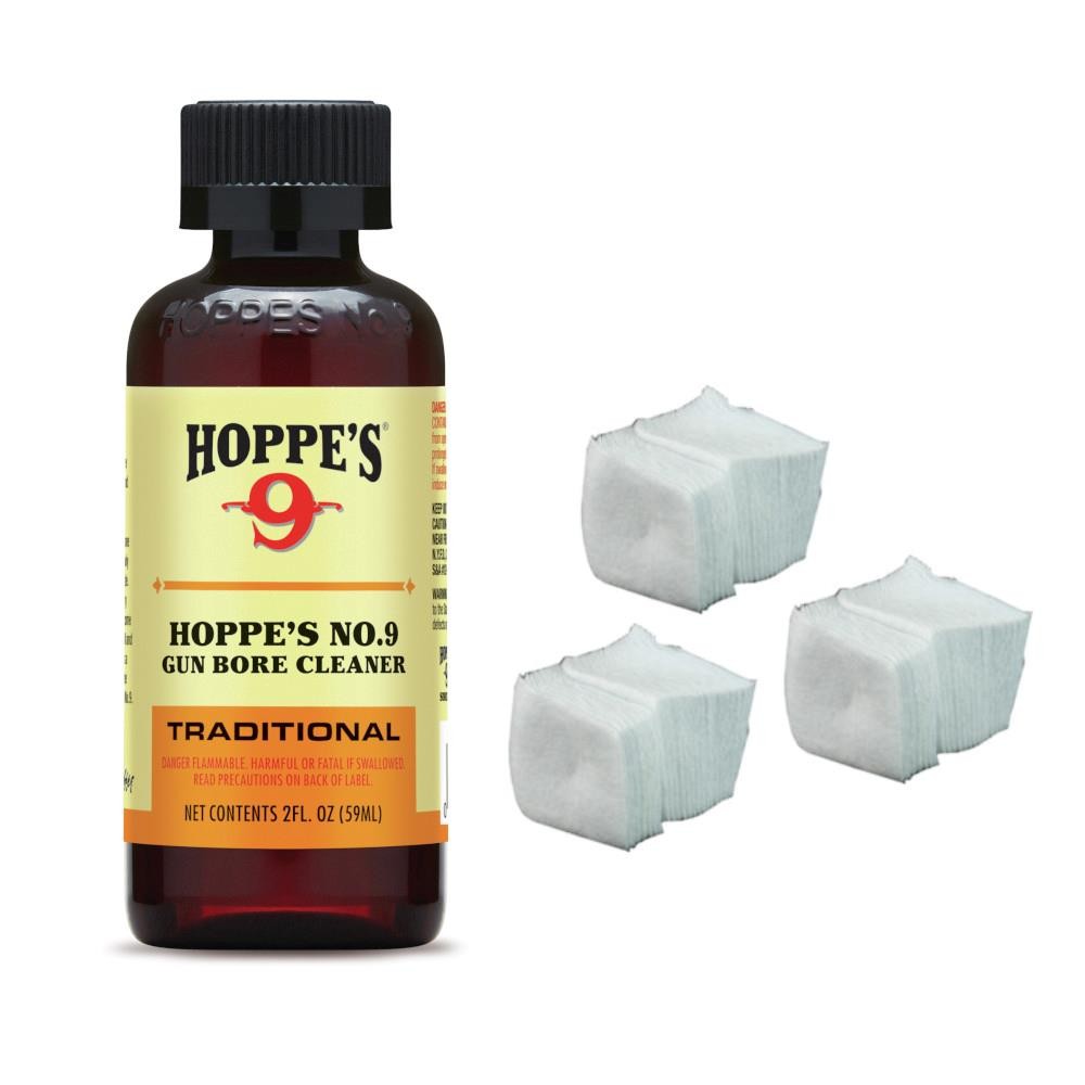 Gun Cleaner Solvent with Package of Quality Cotton Cleaning Patches – Made in Th