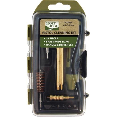 Tac Shield Sport Ridge 14pc Pistol Cleaning Kit .45 Cal Hard Case