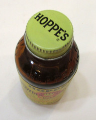 Old Empty Vintage Hoppes No 9 Nitro Powder Solvent Bore Cleaner 4″ Brown Bottle
