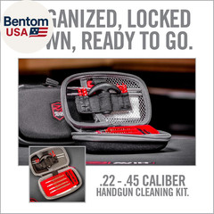 Handgun Cleaning Kit | Includes Gun Cleaning Mat 19X16 with Magnetic Parts Tray