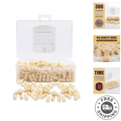 Gentle Cleaning Wool Felt Pellets for Airguns – 300 Piece Toolkit in Three Sizes