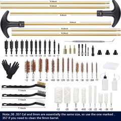 Gun Cleaning Kit, Rifle Pistol Shotgun Handgun Cleaning Kit with Case, Univer…