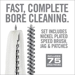 Real Avid Gun Cleaning Jag, Bore Brush & Gun Cleaning Patches Set, All in One