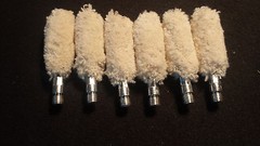 Six (6) Pcs. 20 gauge Bore Cleaning Swabs 20ga Caliber Shotgun