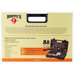 Hoppe’s Deluxe Gun Cleaning Kit – 62 Piece Universal Cleaning Kit for Pistols…