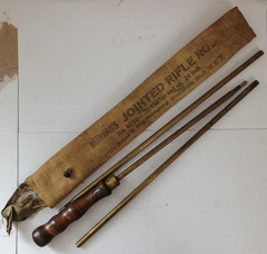 MARBLES BRASS CLEANING ROD KIT 30 CAL WOOD HANDLE # 9728