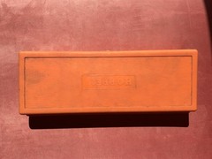 Hoppes 9 Gun Cleaning Kit Vintage With Storage Box Orange ~“