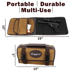 29″ X 10″ Portable Gun Cleaning Mat for Pistols and Handguns, Heavy-Duty Shootin