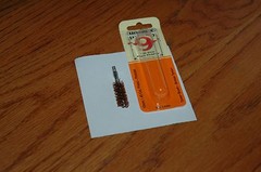 HOPPES GUN CLEANING SWAB TYNEX WIRE BRUSH .40 cal 10mm MAINTENANCE UP KEEP SHOT