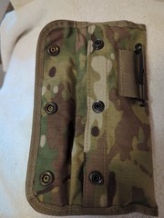 Camouflage Gun Cleaning Kit with Case, Brushes, Rods, Pre-owned