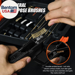 Gun Cleaning Kit Universal Supplies for All Caliber Pistol Rifle Handgun Shotgun