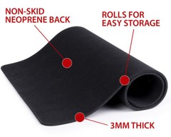 Long Gun Illustrated Gun Cleaning Mat, Neoprene, Choice of Design, FREE SHIPPING
