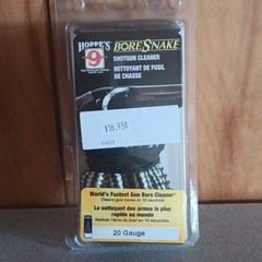 Hoppe’s BoreSnake 20 Gauge Shotgun Cleaner Reusable Brass Bore Snake 24033