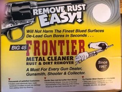 Big 45 Frontier Metal Bore Gun Rust Remover Cleaner Pads 2 for 15.34 (7.67 ea)