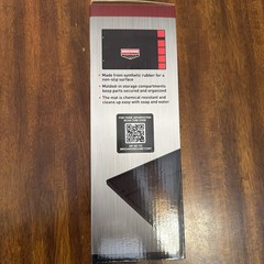 Birchwood Casey BC-30250 Pistol Cleaning Mat 17×11 Black/Red Rubber