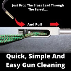 .22 Caliber Bore Cleaner – Free Fast Shipping – Also Fits .223 – 5.56 – .22-250