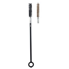 2 set 9mm Brass Bristle Gun Brush Handgun Nylon Rod Pistol Cleaning Kit