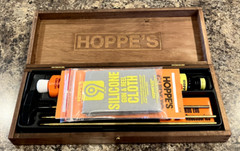 Hoppes Gun Cleaning Kit Deluxe Wooden Presentation No 9