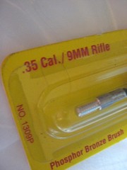 Hoppe’s 1309P Gun Bore cleaning brush .35 Cal / 9mm Rifle
