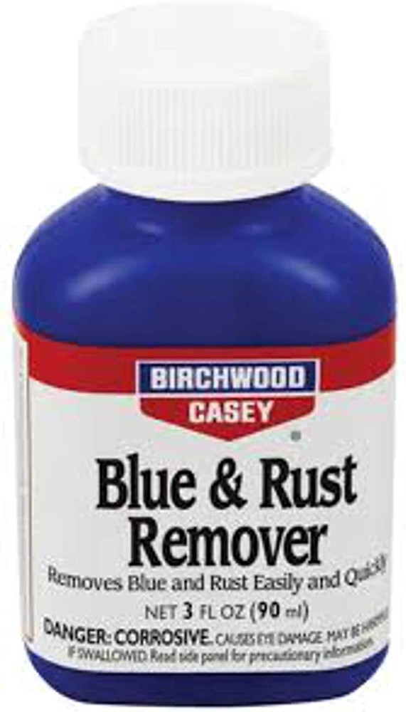Birchwood Casey Blue & Rust Remover 3 Ounce Plastic Bottle