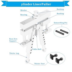 Universal Cylinder Liner Puller for Cummins CAT Mack, 3-7/8″ to 6-1/4″ Bore
