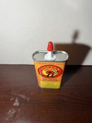 Vintage Hoppe’s Lubricating Oil 3 oz & No. 9 Nitro Powder Solvent 2oz Glass