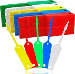 1000 Self-Lock Arrow ID Key Tags for Automotive, Office, Car Parts, Key Rings (4