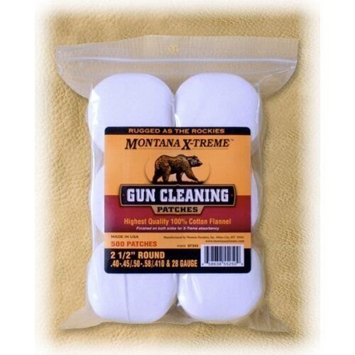 Montana Xtreme 2 1/2″ Round Cleaning Pacthes – 500 Count Patches Bag