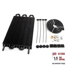 Tube and Fin Transmission Cooler Universal 5/16″ Oil Cooler Kit 6 Pass