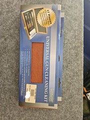 NEW! Gunmaster Universal 17 Piece Gun Cleaning Kit, Wood Storage Box, Model