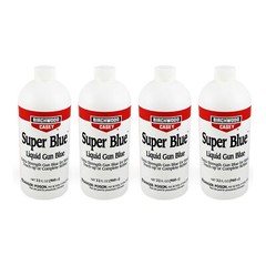 Birchwood Casey Super Blue Double Strength Liquid Gun Blue, 32 Fl Oz (4 Pack)