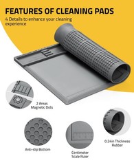 Universal Gun Cleaning Kit for 9mm .223 .38 .357 12GA – Mat, Brushes, Swabs & Oi