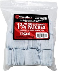 KleenBore CP17B Bore Cleaning Patches .28-.35 Cal 1 3/4″ 500 Count