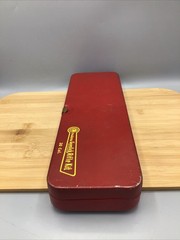 Used Vintage Outers Gunslick Rifle Gun Kit. Red Metal Box. No. 477. 30 Cal.