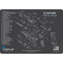 For CANIK® TP9 ELITE SC PRO MAT Handgun Gun Cleaning Mat Cerus Gear