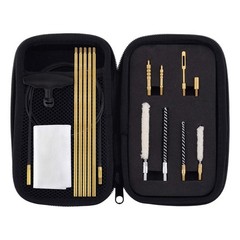 .177 & .22 Cal Airgun Cleaning Kit – Cotton Mop, Brass Rod, Nylon Brushes, Compa