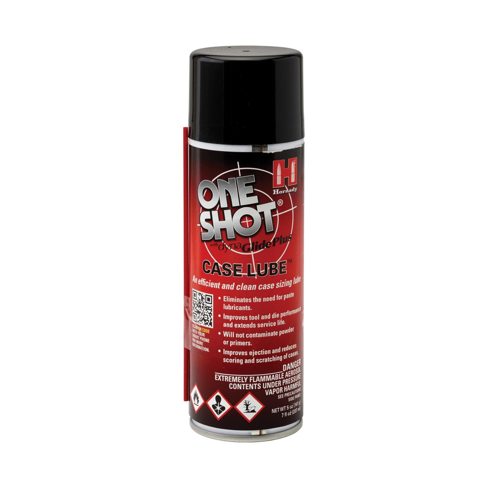 Hornady One Shot Case Lube with DynaGlide Plus, 5 oz – A Clean, 5 Oz, 5 Oz