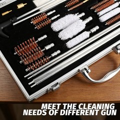 126PC Universal Cleaning Kit For Gun Rifle Pistol Shotgun Cleaner Maintenance