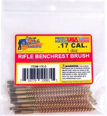 Pro-Shot .17 Caliber Brush Dozen Pack, 12 Quantity, 17R-D Bore Brush