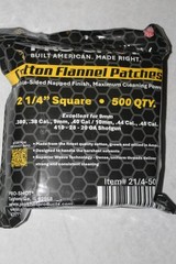 Pro Shot Cotton Cleaning Patches 2 1/4 ” SQ 38 9mm 40 45 250 Count $4 shipping
