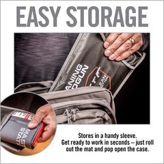 Real Avid Handgun Cleaning Station | With Gun Mat, Rods, Jags, Brushes, Patches