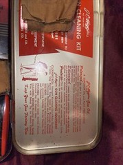VINTAGE J.C. HIGGINS # 2143 RIFLE CLEANING KIT With Solution Patches Sears
