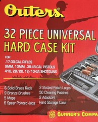 Outers 32-Piece Universal Hard Case Gun Cleaning Kit