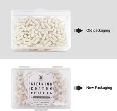 .22 Caliber 300 Count Cleaning Wool Pellets with Storage Box – Gun Maintenance