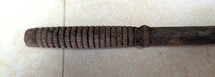 Antique Three Piece Wooden & Brass Gun Cleaning Rod From England Rough Works
